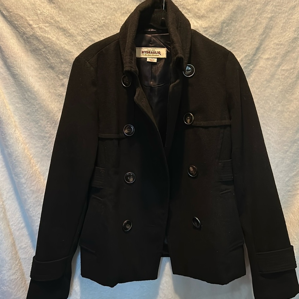 HYDRAULIC Black coat . Size small